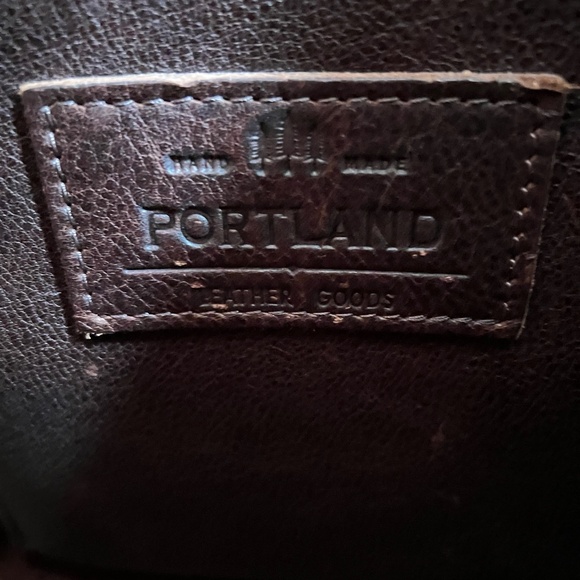 Portland Leather Goods PLG Backpack Rugged Handmade Front Pocket Reddish Brown - Picture 8 of 12